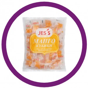 Желейные конфеты Кубики манго JES’S (500г)