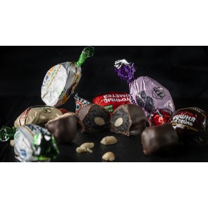 Конфеты шоколадные Ассорти Eco Foods глазированные 1кг